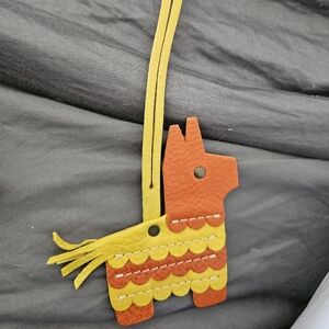 Rare NWOT Portland Leather Orange & Yellow Horse